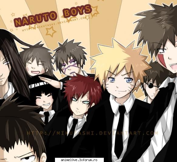 all boys naruto boys pictures