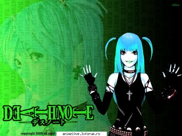 gallery ~alice dark angel~ schimbat-o total misa din death note sper placa